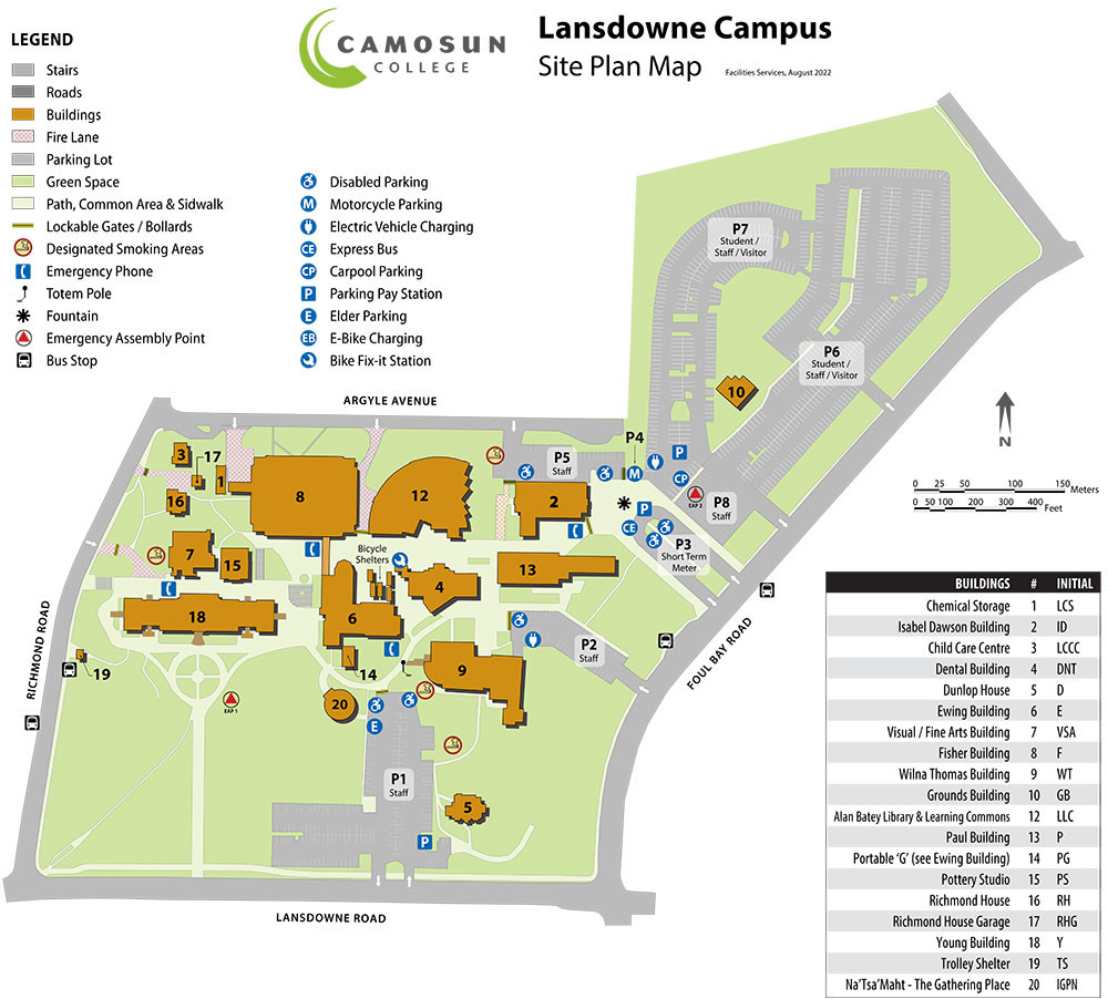 Lansdowne Campus map
